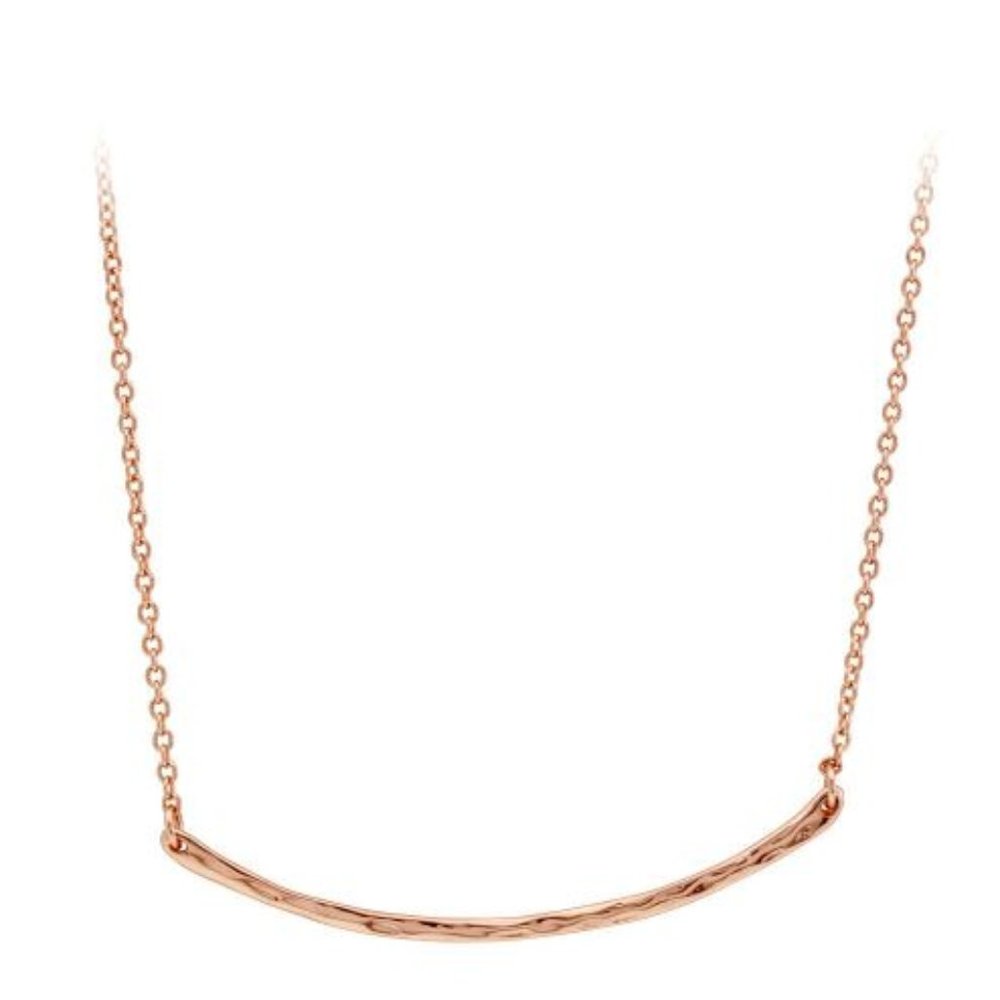 Gorjana Taner Bar Small Rose Gold Necklace NWT